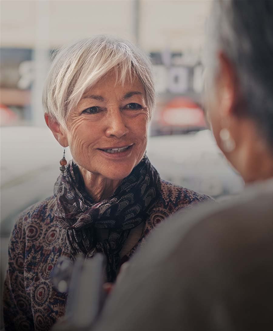 a Smiling woman