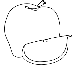 apple drawing