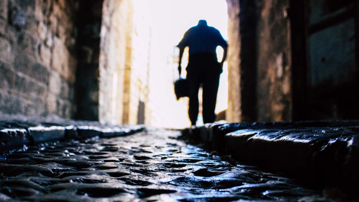 The streets of old Jerusalem