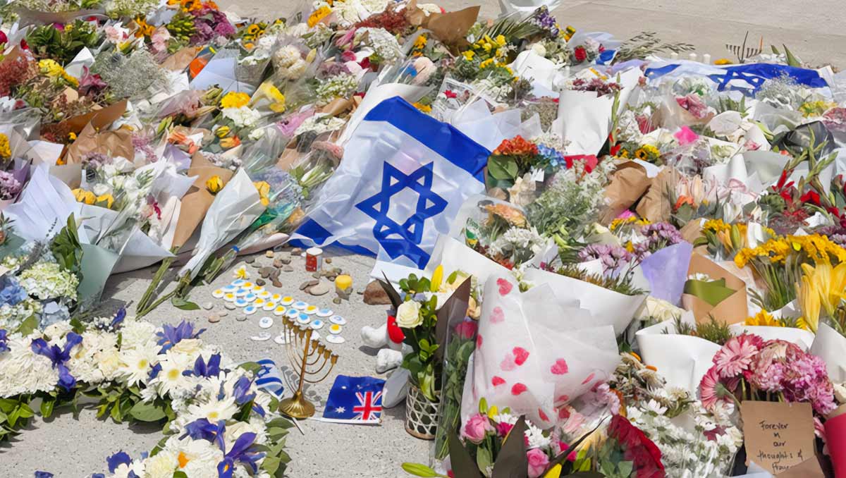 Memorial for the shooting in Bondi.