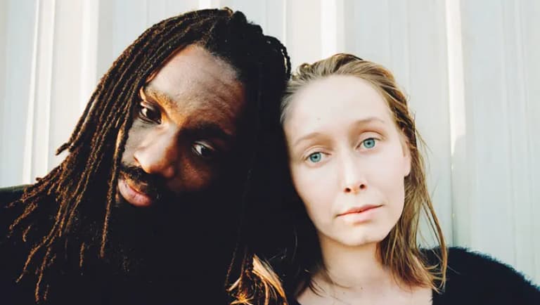 black and white couple