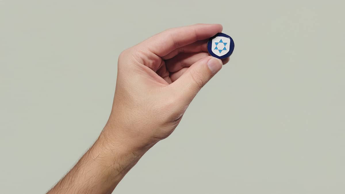 Shield of Abraham pin