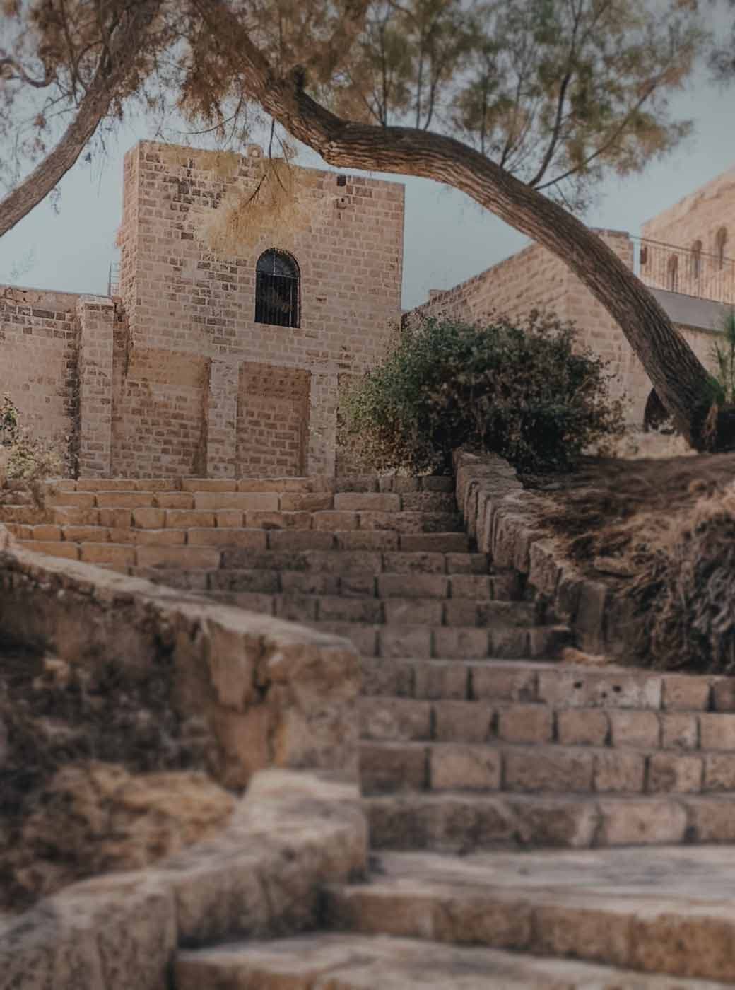 Ancient staircase in Israel