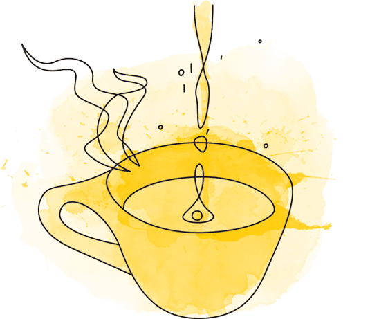 Cup of Coffee Watercolored