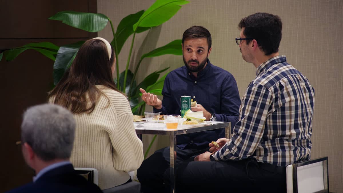 Missionary Roei Stanley at the Jewish Gentile Couples event in Toronto