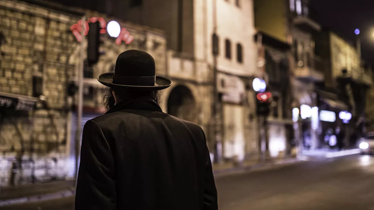 orthodox man in a street