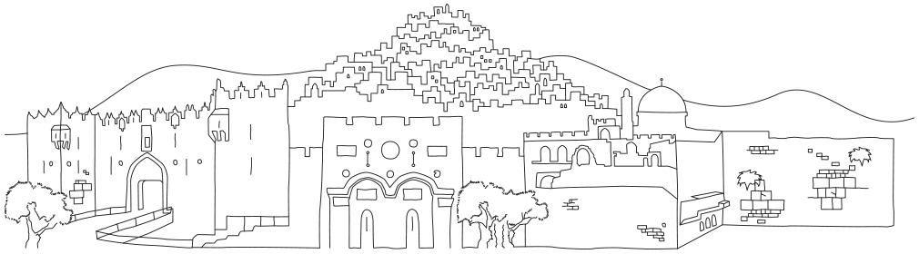 City of Jerusalem - Continuous Line Drawing