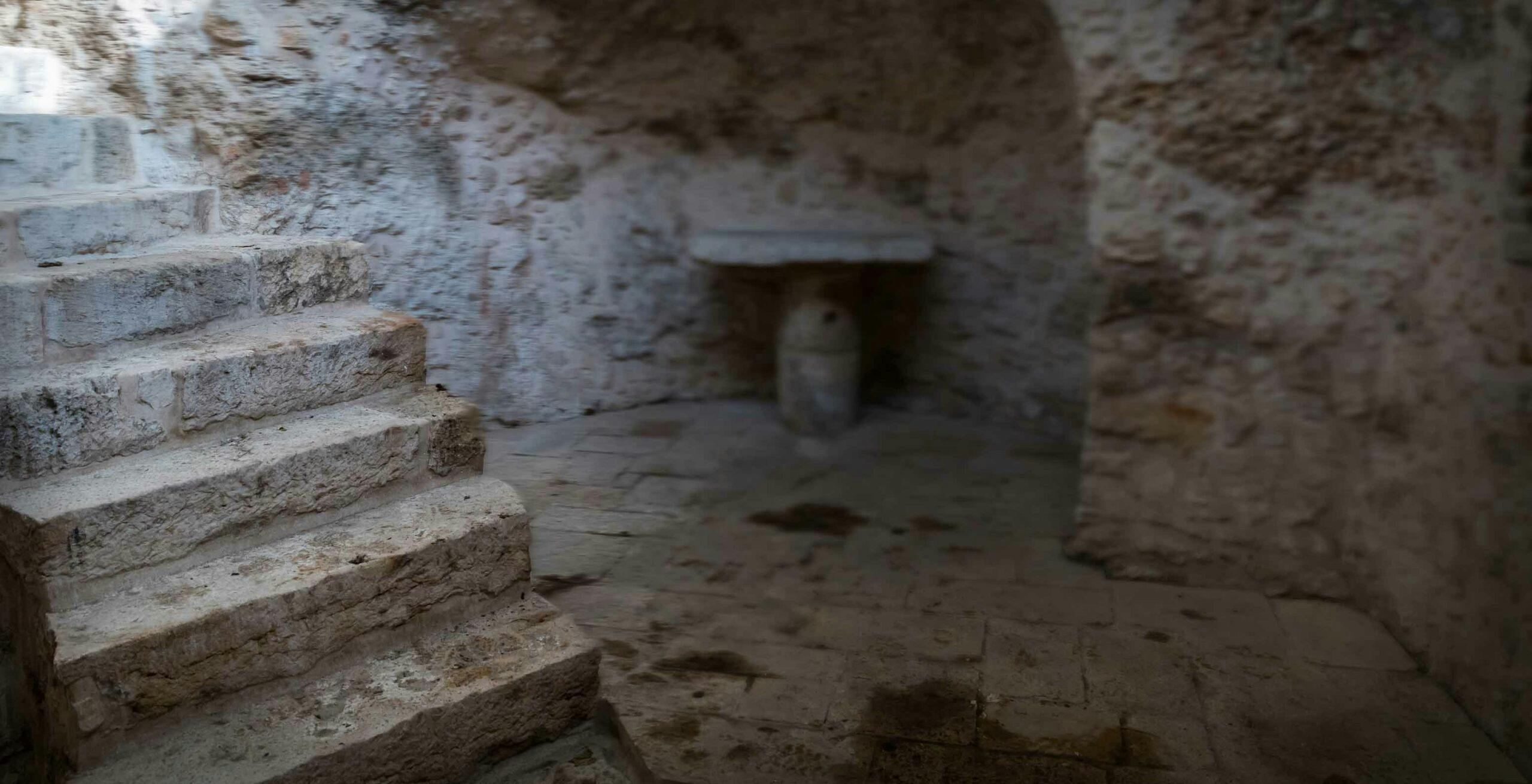 Ancient mikvah in Old Jerusalem for ritual washing