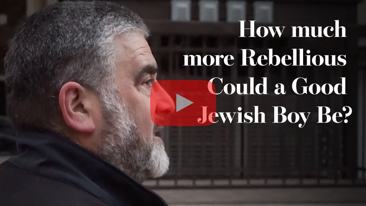 Stewart Weinisch: “How Much More Rebellious Could a Good Jewish Boy Be?”