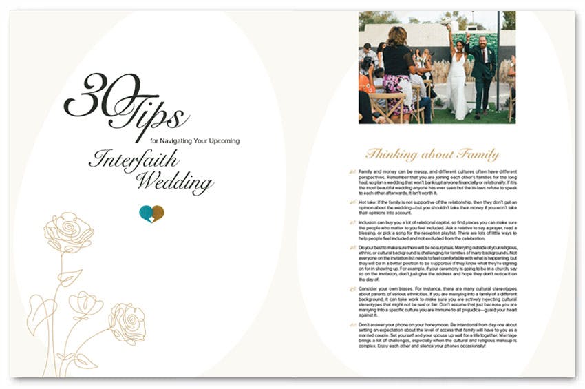 Preview of 30 Tips to Navigating Your Upcoming Interfaith Wedding