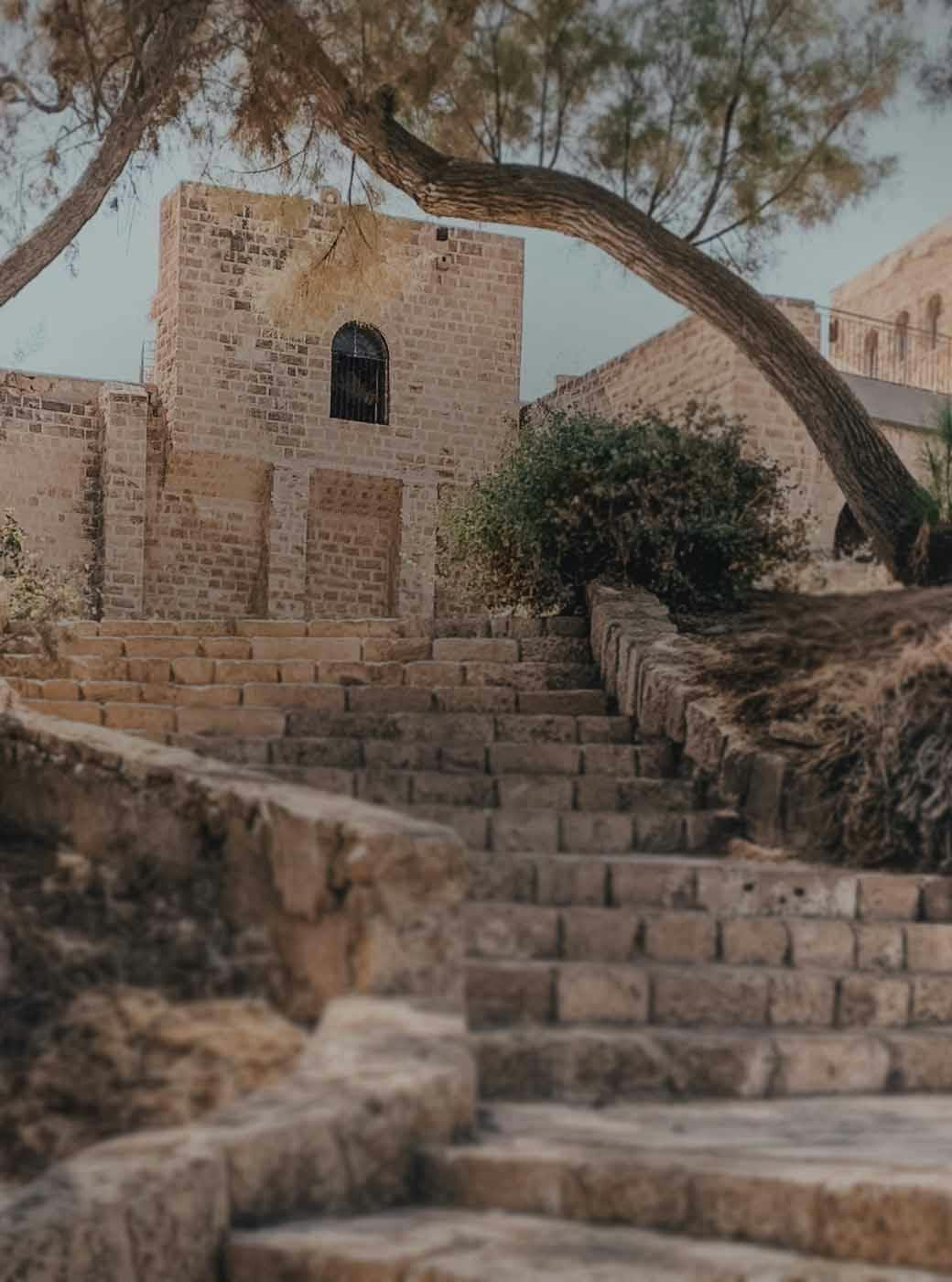 Ancient staircase in Israel